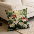 thumbnail image 6 of weibbin Small Fresh Flower Series Pillow Cover for Sofa Living Room, 17.7x17.7 Inches, Multicolor, 6 of 6