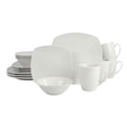 thumbnail image 2 of Ten Strawberry Street Simply White Square 16-Piece Ceramic Dinnerware Set, 2 of 10