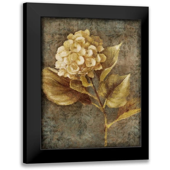 Loreth, Lanie 12x14 Black Modern Framed Museum Art Print Titled - Antique Hydrangea II