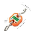 thumbnail image 3 of Mini portable electronic scale digital luggage scale fish scale with zero tracking and tare function 150 kg dual range scale digital crane scale, 3 of 8