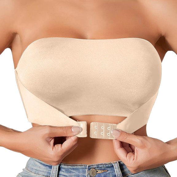 Women's Sports Bras V Neck Adjustable Strap Racerback Padded Light Support Yoga Bras Summer Fit Underwire Clothes Beige XXL