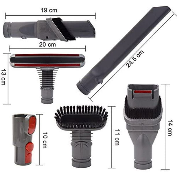 Kit d'outils d'accessoires Dyson v8 pour pièces d'aspirateur sans fil Dyson  V8 Absolute/V8 Animal/V7 Absolute 
