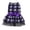 A001- Purple, variant on Small Dog Halloween Purple Skeleton Print Tulle Dress Halloween for Dogs Cute Small Dog Dress for Halloween Party Outfit 1 Pack