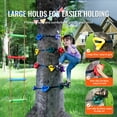 thumbnail image 4 of VEVOR Ninja Tree Climbing Kit 12 Climbing Holds 6 Ratchet Straps Climbing Ladder, 4 of 9