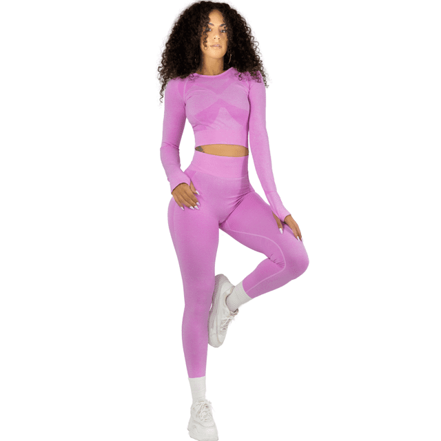 Set Deportivo Unitalla Mujer Gym Yoga o Casual Conjunto de Blusa y Leggins