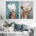 thumbnail image 2 of Set 2 Cuadros Modernos Mujeres Arte Minimalista En Canvas Hd, 2 of 4