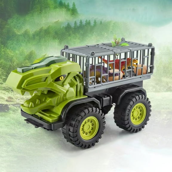 BGZLEU 1:18 Dinosaur RC Car Remote Control Cars Trucks Toy 4WD Off-Road Car Toys with Lights Spray Suitable for All Terrain Gifts Presents for Boys/Girls Ages 6 Green