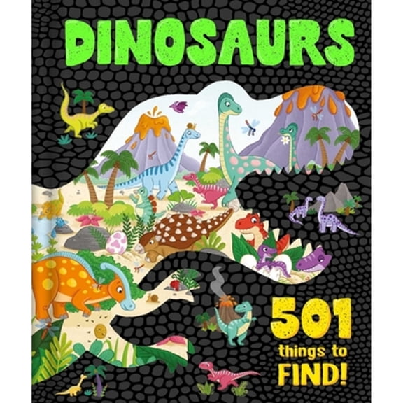 Pre-Owned Dinosaurs: 501 Things to Find!: Search & Find Book for Ages 4 & Up (Hardcover) by Igloobooks