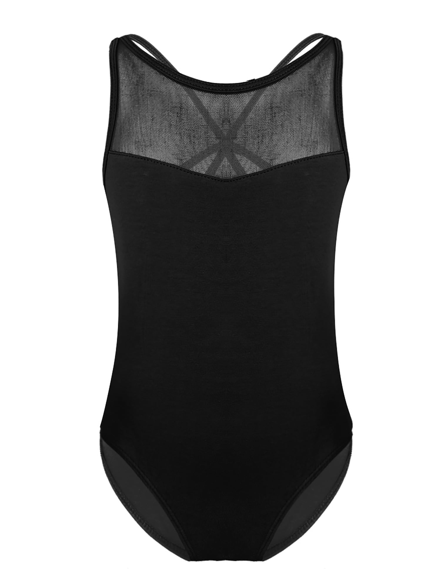 CHICTRY Womens Strappy Ballet Dance Leotard Camisole Backless Cross Criss Gymnastic Bodysuit 