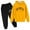 A-Yellow, variant on Boys Girls Sweatsuit Set 2PC Tween Fall Outfits Casual Sweatpants Loungewear Set Graphic Letter Printed Long Sleeve Pullover Sweatshirt Fall Outfits Set Toddler Girl Fall Clothes 11-12 Years