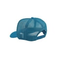 thumbnail image 3 of Top Headwear 12 Pack Dozen Men's Plain Trucker Mesh Cap Blank Hats White/Aqua, 3 of 4