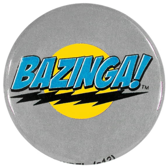 Big Bang Theory - Bazinga Grey Button