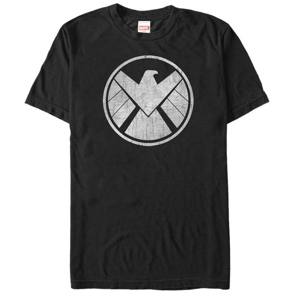 Men's Marvel S.H.I.E.L.D Logo Graphic Tee Black 4X Large