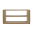 thumbnail image 5 of Mirod Modern Entryway Console Table - Slim Sofa Table with Open Shelf & Elegant Wood Grain, Multi-Functional Hallway Table for Living Room, 5 of 8