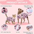 thumbnail image 4 of Traje de recuperación para perros Kuoser para perros después de una cirugía, color rosa XS, 4 of 7
