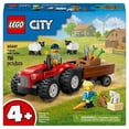 thumbnail image 2 of Set LEGO City Tractor Rojo con Remolque y Oveja Juguete 60461, 2 of 4