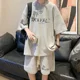 thumbnail image 3 of Chándal informal de moda de gran tamaño de verano, traje holgado para correr con diseño de gofre, camiseta holgada de manga corta y pantalones cortos deportivos, conjunto de 2 piezas para hombre, 3 of 5