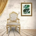 thumbnail image 3 of Wang, Melissa 12x14 Gold Ornate Wood Framed with Double Matting Museum Art Print Titled - Dark Emerald II, 3 of 4