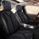 thumbnail image 4 of Juego de fundas para asientos delanteros de coche, alfombrillas suaves 3D universales, cojín para silla de coche, almohadilla transpirable para vehículos, protector antideslizante para las cuatro esta, 4 of 5