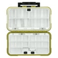 thumbnail image 1 of Fishing Tackle Box, Fishing Lures Box, 2-sided Storage Containers Waterproof For Camping Outdoor Hiking Traveling, 1 of 8