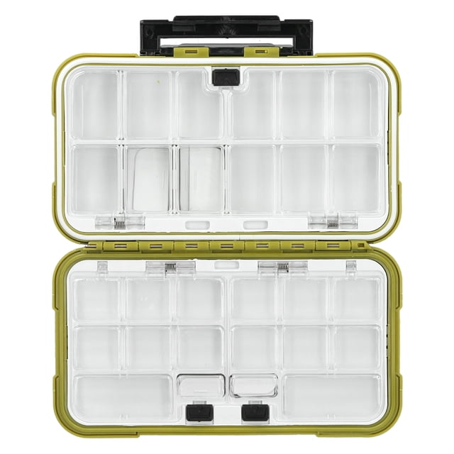 Fishing Tackle Box, Fishing Lures Box, 2-sided Storage Containers Waterproof For Camping Outdoor Hiking Traveling