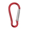 thumbnail image 2 of 5/10/50 pcs Aluminum Carabiner Key Chain Clip Outdoor Camping Keyring Snap Hook Water Bottle Buckle Kit Climbing Accessories, 2 of 6