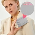 thumbnail image 5 of SkyAuks Credit Card Holder for Women, 8 Card Compartment Women Change Purse, Yellow, 5 of 6