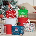 thumbnail image 4 of Wrapables Non-Woven Reusable Christmas Holidays Gift Bags with Handles for Gift Wrap, Parties, Favors and Treats (Set of 8), 4 of 7
