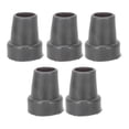 thumbnail image 1 of Cane Tips, Long Lasting Imitation Tire Texture 5PCS Translucent Thick Design Crutch Tips  For Folding Cane For Cane For Walking Stick Translucent Yellow,Grey, 1 of 8