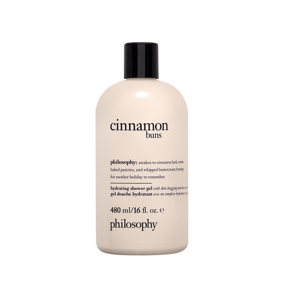Philosophy Cinnamon Buns Shampoo, Shower Gel and Bubble Bath, 480 ml/16 oz.