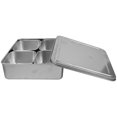 thumbnail image 1 of Condiment Box Compartment Snack Container Stainless Steel Garnish Station For Bartending, 1 of 9