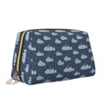 thumbnail image 2 of Picia Submarine With Periscope Print Leather Makeup Bag Make Up Bag Travel Toiletry Bag for Her Girlfriend Teacher Teen Girl Gifts, 2 of 8