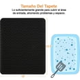 thumbnail image 2 of Wolfi Tapete Arena Gatos Extra Grande Panal Doble Capa Prueba Orina Agua Fácil Limpiar Negro, 2 of 8