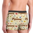 thumbnail image 4 of Bingfone Dachshund Dog And Flower Men's Underwear - Casual Stretch Boxer Briefs-Medium, 4 of 7