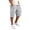 Y6-Light Gray, variant on Homeyce 3/4 Length Cargo Shorts for Men Elastic Waist Big and Tall Below Knee Shorts Multi-Pocket Long Blew Knee Capri Cargo Short Pants Relaxed Fit Work Fishing Hiking Capri Pants,Brown L