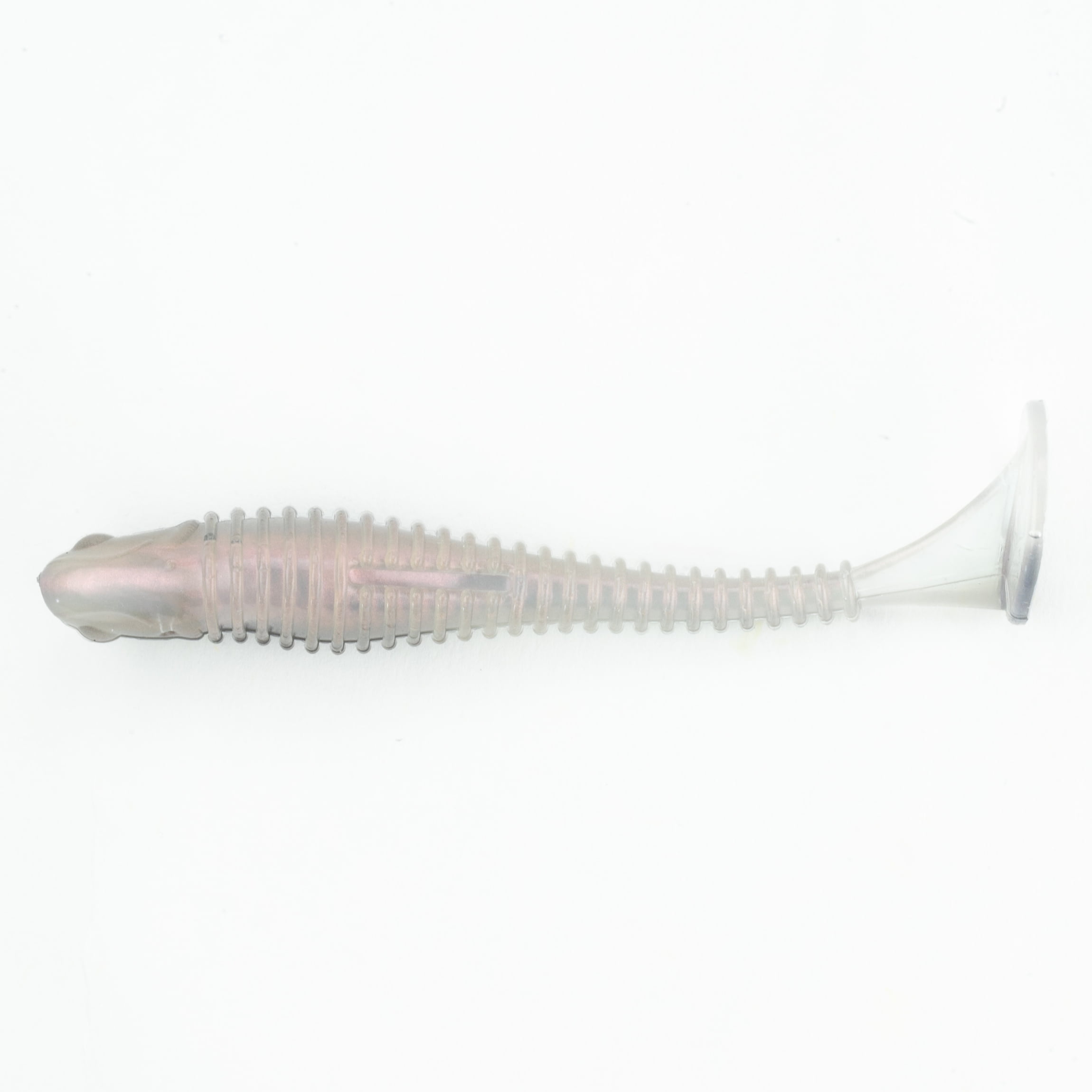 Ozark Trail 4" Shudder Swimmer, Red Pearl, 5pc Fishing Soft Baits
