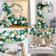 thumbnail image 4 of Juego de globos de 60 piezas, globos de oro blanco verde para despedida de soltera, 4 of 4