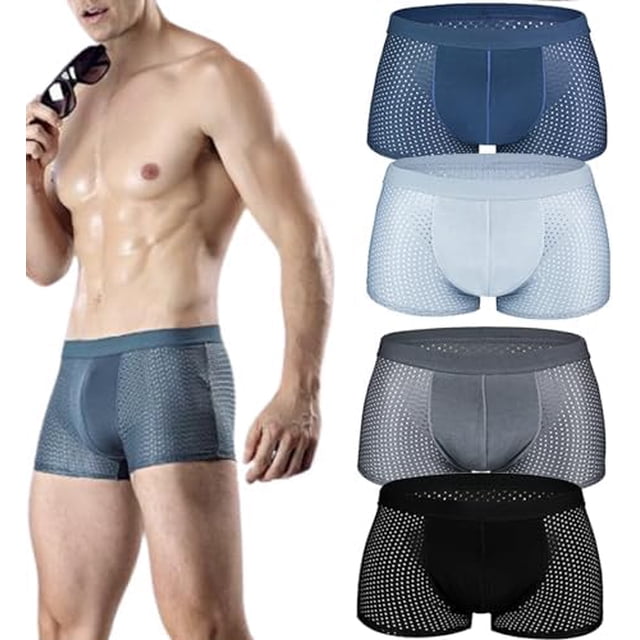 Calzoncillos bóxer transpirables para hombre
