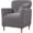 Waffle-dark Grey, variant on ATJIA Armchair Slipcover with Arms Stretch Chair Covers for Living Room Soft Anti Slip Dog Pet Friendly Furniture Protector