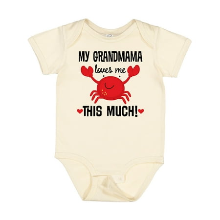

Inktastic Grandmama Loves Me Grandchild Boys or Girls Baby Bodysuit