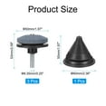 thumbnail image 2 of 3pcs Lawn Mower Blade Sharpener with Plastic Backing and Black Blade Balancer, Black, 2 of 5
