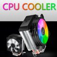 thumbnail image 4 of Enfriador de CPU JShteea CR1200E 2 Heat Pipe RGB 3Pin Ventiladores de Refrigeración, 4 of 8