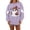Purple-#005, variant on Dweltoz Halloween Sweatshirts for Women Cute Ghost Pumpkin Graphic Spooky Season Sweaters Oversized Fall Fleece Long Sleeve Crewneck Pullover Tops,Black L