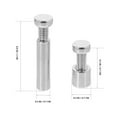 thumbnail image 2 of CRILSTYLEO 6 Sets Floating Frame Hardware Easy Installation Silver Brackets For Photo Frames, 2 of 6