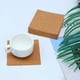 thumbnail image 4 of Juego De Posavasos Cuadrados De 6 Piezas Posavasos De Corcho De Madera Posavasos De 10X0.2Cm Adecuado Para El Hogar Restaurante Oficina Jormftte 2034063, 4 of 7