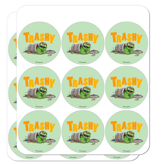 Sesame Street Trashy Oscar the Grouch Planner Calendar Scrapbooking Crafting Stickers