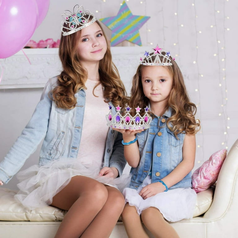 Sumind 6 Sets Play Jewelry For Little Girls Princess Necklace Bracelet Set Includes Kid Beaded Necklace