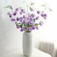 thumbnail image 5 of Artificial Bluebell, Long Stem Silk Campanula Flower Outdoors Fake Plants Faux Plastic Flower for Home Office Decoration, Dining Table Centerpiece, 5 of 8