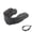 Black, variant on Yajisi Professional Sports Mouth Guard Protector for Taekwondo Boxing Football Hockey Basketball Lacrosse, Food Grade EVA Cheeks Tongue Teeth Protection, Blue, 4.7 inches / 12 cm