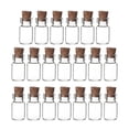 thumbnail image 3 of 20 piezas mini botellas de vidrio mini frascos de vidrio frascos de embalaje de regalo botellas de dulces botellas de deseos para manualidades joyería, 3 of 9